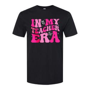 In My Teaching Era Best Teacher Appreciation Retro Groovy Softstyle CVC T-Shirt