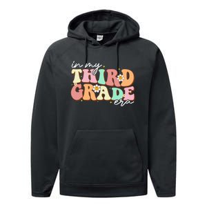 In My Third Grade Era Retro Back To School Teacher Student Performance Fleece Hoodie