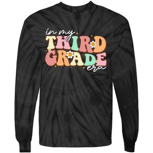 In My Third Grade Era Retro Back To School Teacher Student Tie-Dye Long Sleeve Shirt