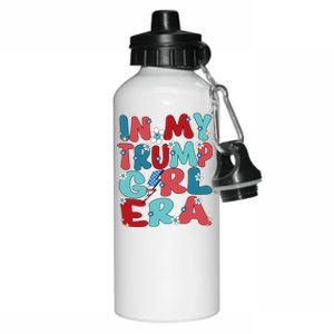 In My Trump Era Groovy Trump Trump 2024 Election Meaningful Gift Aluminum Water Bottle