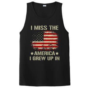 I Miss The America I Grew Up In American Flag PosiCharge Competitor Tank