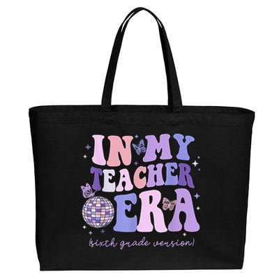 In My Teacher Era Sixth Grade Version 6th Grade Teacher Era Cotton Canvas Jumbo Tote