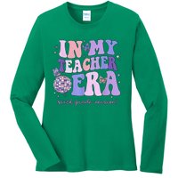 In My Teacher Era Sixth Grade Version 6th Grade Teacher Era Ladies Long Sleeve Shirt