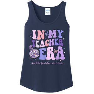 In My Teacher Era Sixth Grade Version 6th Grade Teacher Era Ladies Essential Tank