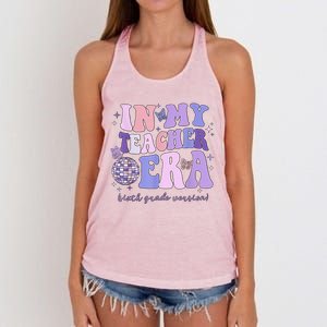 In My Teacher Era Sixth Grade Version 6th Grade Teacher Era Women's Knotted Racerback Tank