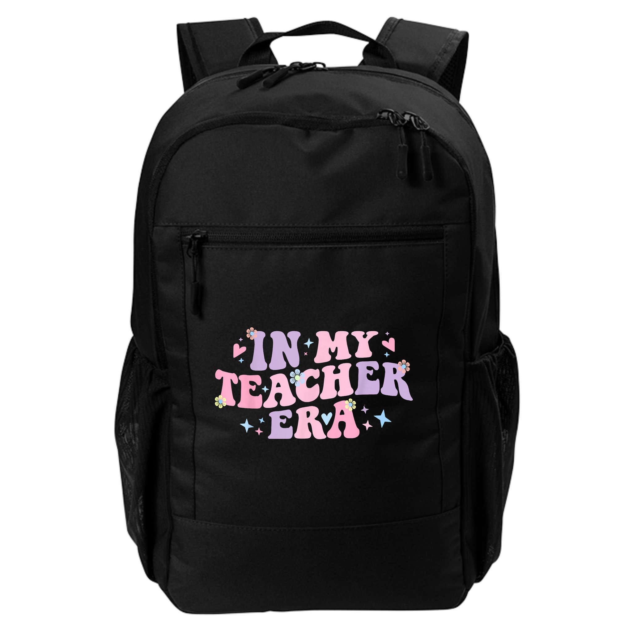 In My Teacher Era Back To School In My Teaching Era Pink Backpack