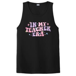 In My Teacher Era Back To School In My Teaching Era Pink PosiCharge Competitor Tank