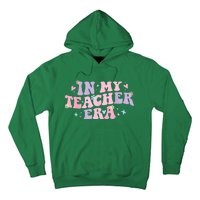 In My Teacher Era Back To School In My Teaching Era Pink Hoodie