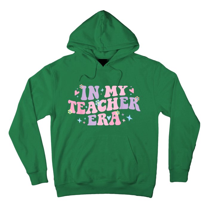 In My Teacher Era Back To School In My Teaching Era Pink Hoodie