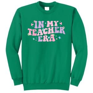 In My Teacher Era Back To School In My Teaching Era Pink Sweatshirt