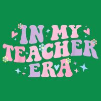 In My Teacher Era Back To School In My Teaching Era Pink Tall T-Shirt