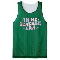 In My Teacher Era Back To School In My Teaching Era Pink Mesh Reversible Basketball Jersey Tank