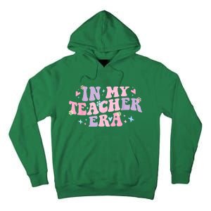 In My Teacher Era Back To School In My Teaching Era Pink Tall Hoodie