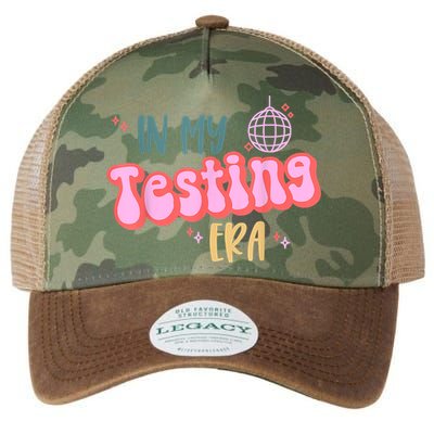 In My Testing Era, Funny Testing Teacher, Teaching Student Legacy Tie Dye Trucker Hat