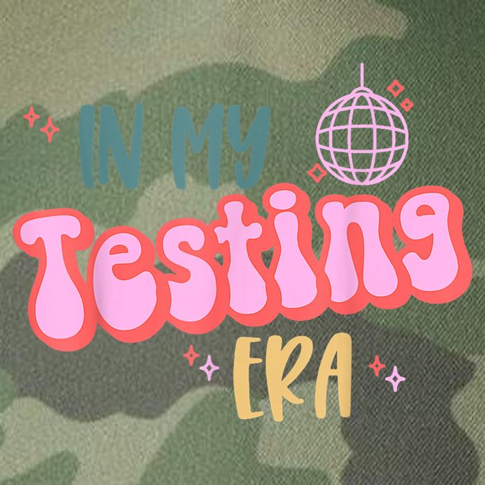 In My Testing Era, Funny Testing Teacher, Teaching Student Legacy Tie Dye Trucker Hat