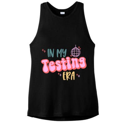 In My Testing Era, Funny Testing Teacher, Teaching Student Ladies PosiCharge Tri-Blend Wicking Tank