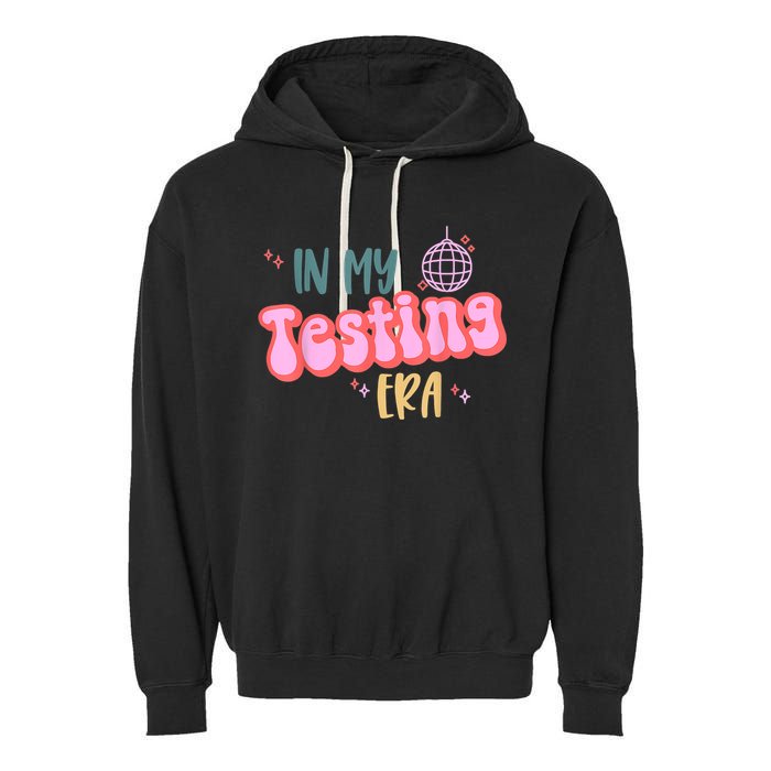 In My Testing Era, Funny Testing Teacher, Teaching Student Garment-Dyed Fleece Hoodie