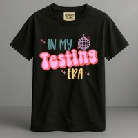 In My Testing Era, Funny Testing Teacher, Teaching Student Garment-Dyed Heavyweight T-Shirt