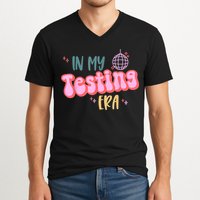 In My Testing Era, Funny Testing Teacher, Teaching Student V-Neck T-Shirt