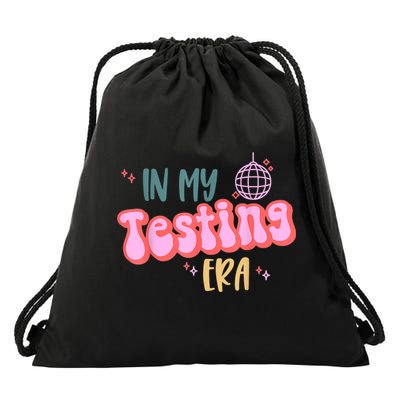 In My Testing Era, Funny Testing Teacher, Teaching Student Drawstring Bag