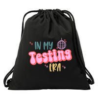 In My Testing Era, Funny Testing Teacher, Teaching Student Drawstring Bag