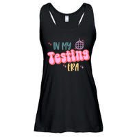 In My Testing Era, Funny Testing Teacher, Teaching Student Ladies Essential Flowy Tank