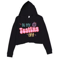 In My Testing Era, Funny Testing Teacher, Teaching Student Crop Fleece Hoodie