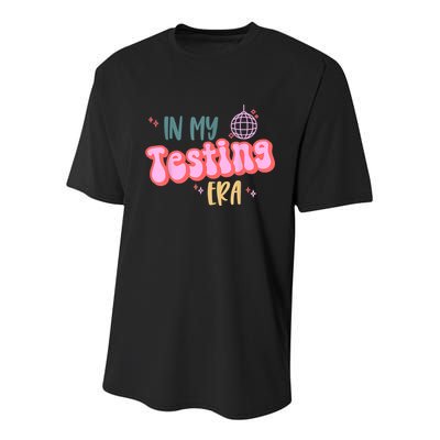 In My Testing Era, Funny Testing Teacher, Teaching Student Youth Performance Sprint T-Shirt