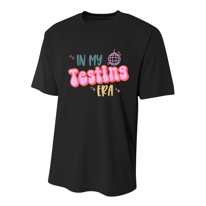 In My Testing Era, Funny Testing Teacher, Teaching Student Youth Performance Sprint T-Shirt