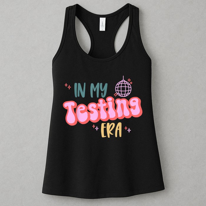 In My Testing Era, Funny Testing Teacher, Teaching Student Womens Tank Top