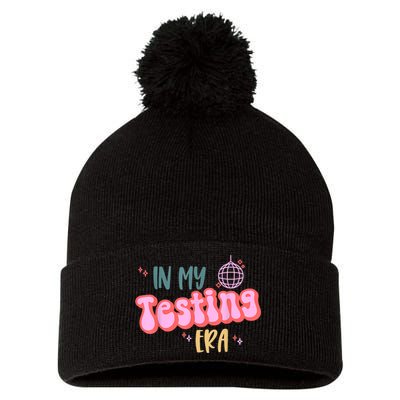 In My Testing Era, Funny Testing Teacher, Teaching Student Pom Pom 12in Knit Beanie