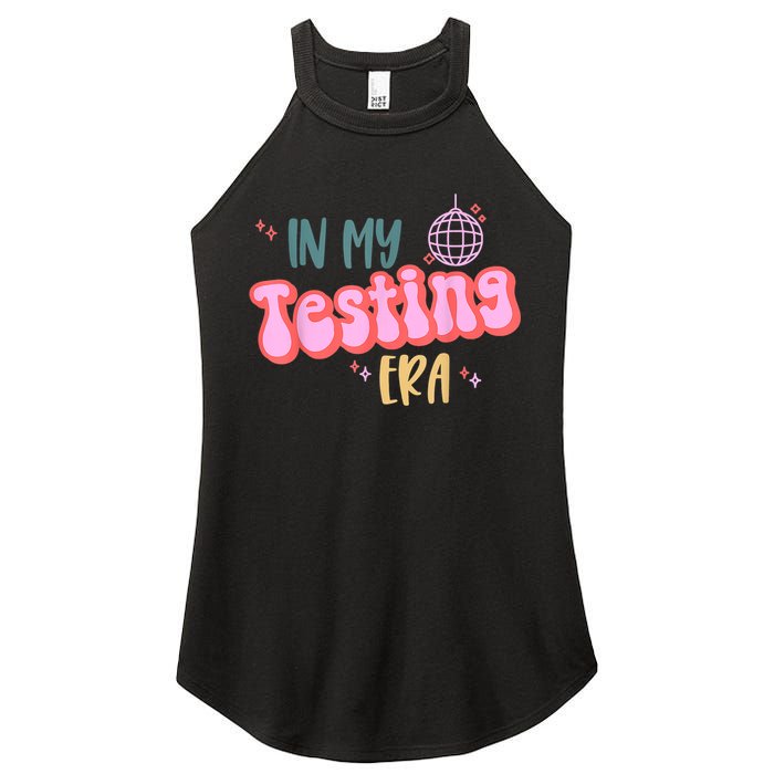 In My Testing Era, Funny Testing Teacher, Teaching Student Women's Perfect Tri Rocker Tank
