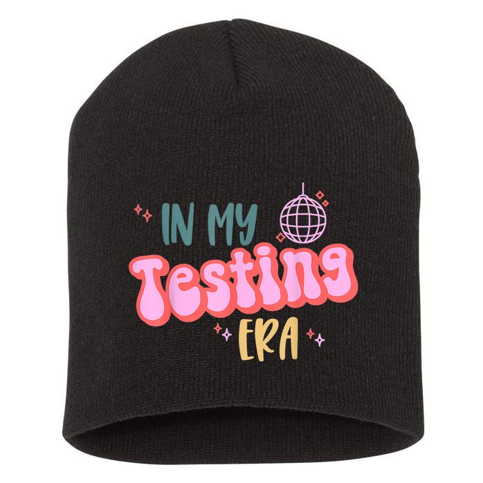 In My Testing Era, Funny Testing Teacher, Teaching Student Short Acrylic Beanie