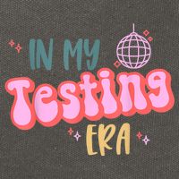 In My Testing Era, Funny Testing Teacher, Teaching Student Cotton Canvas Backpack