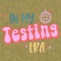 In My Testing Era, Funny Testing Teacher, Teaching Student Garment-Dyed Women's Muscle Tee
