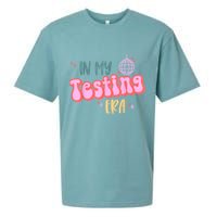 In My Testing Era, Funny Testing Teacher, Teaching Student Sueded Cloud Jersey T-Shirt