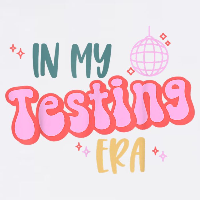 In My Testing Era, Funny Testing Teacher, Teaching Student Garment-Dyed Sweatshirt