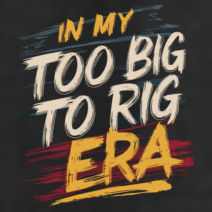 In My Too Big To Rig Era Garment-Dyed Fleece Hoodie