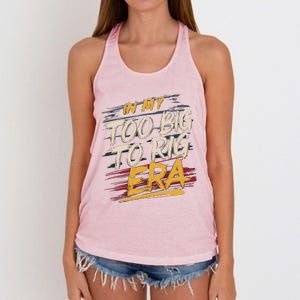 In My Too Big To Rig Era Women's Knotted Racerback Tank