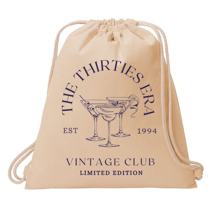 In My Thirties Era 30th Birthday Est 1994 Drawstring Bag