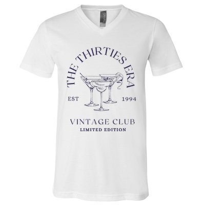 In My Thirties Era 30th Birthday Est 1994 V-Neck T-Shirt