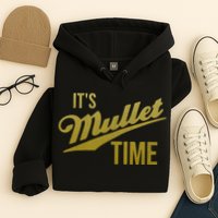 It's Mullet Time, Funny Redneck Mullet Hoodie