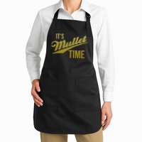 It's Mullet Time, Funny Redneck Mullet Apron