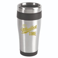 It's Mullet Time, Funny Redneck Mullet 16oz Travel Tumbler