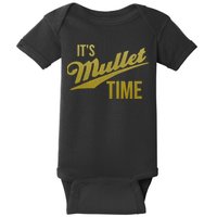 It's Mullet Time, Funny Redneck Mullet Baby Bodysuit