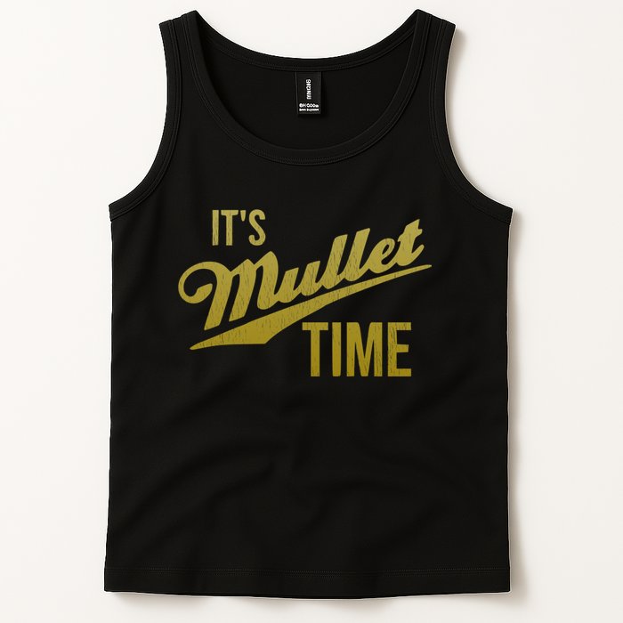 It's Mullet Time, Funny Redneck Mullet Tank Top
