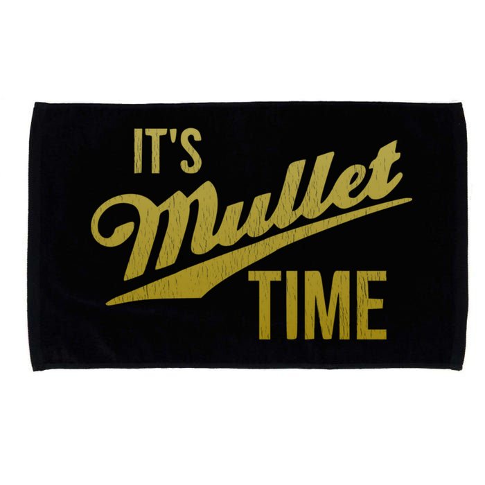 It's Mullet Time, Funny Redneck Mullet Microfiber Hand Towel