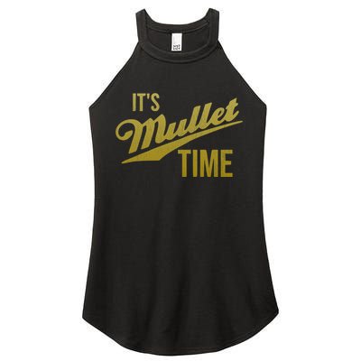It's Mullet Time, Funny Redneck Mullet Women's Perfect Tri Rocker Tank