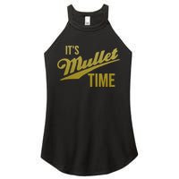 It's Mullet Time, Funny Redneck Mullet Women's Perfect Tri Rocker Tank