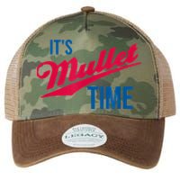It's Mullet Time, Funny Redneck Mullet Legacy Tie Dye Trucker Hat